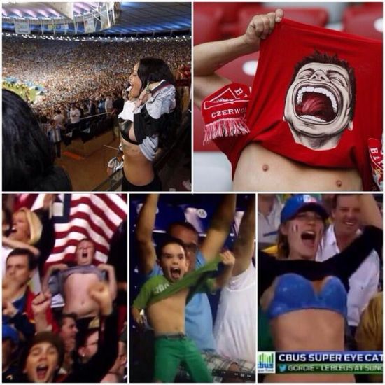 Rihanna flashes crowd at World Cup final in Brazil Media Man Int